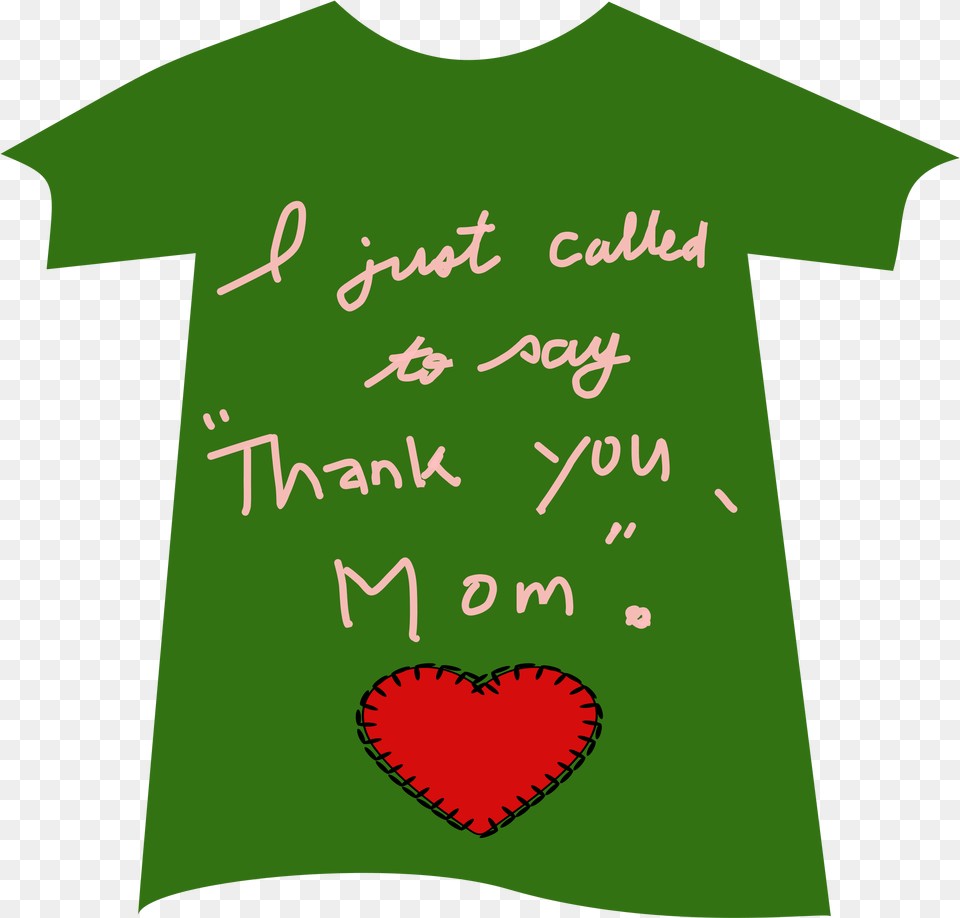 Tshirt Thankyou Mom 02 Clip Arts Clip Art, Clothing, T-shirt, Shirt, Text Free Png Download