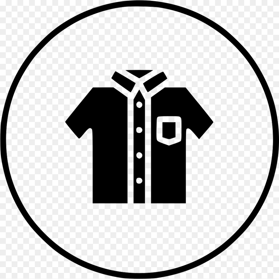 Tshirt Uniform Half Sleeve White Cloth School School Uniform Icon, Stencil, Symbol Png Image