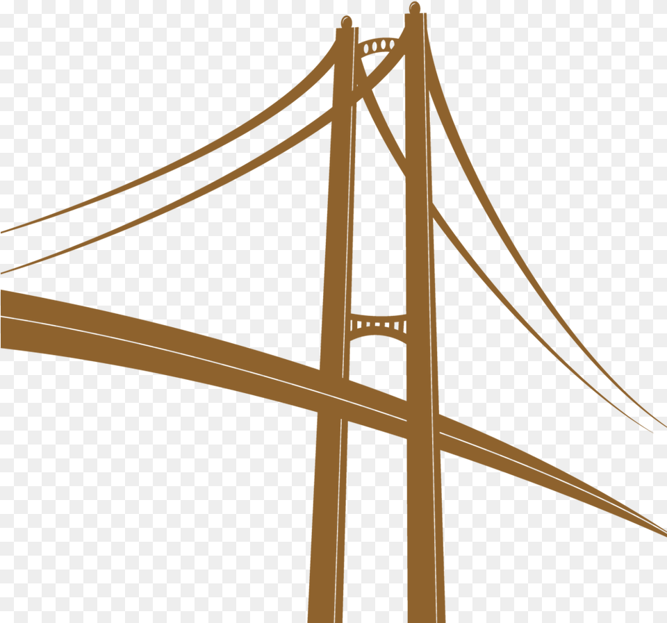 Tspa Logo Web Gold, Utility Pole, Bridge, Cross, Suspension Bridge Png Image