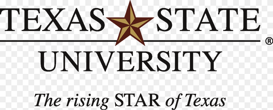Tsu Texas State University Armampemblem Hellyer, Star Symbol, Symbol, Text Free Png Download