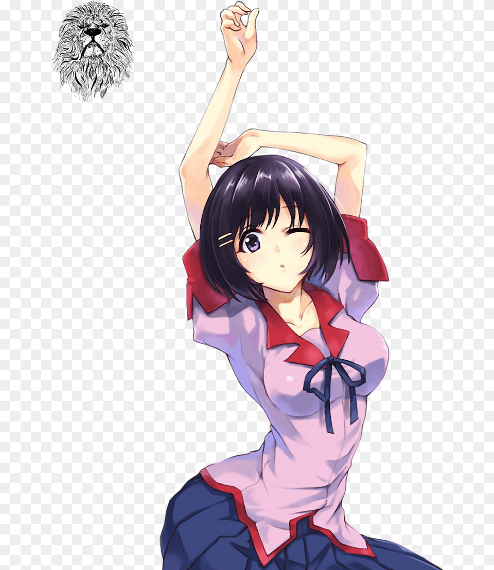 Tsubasa Hanekawa Render, Publication, Book, Comics, Adult Free Transparent Png