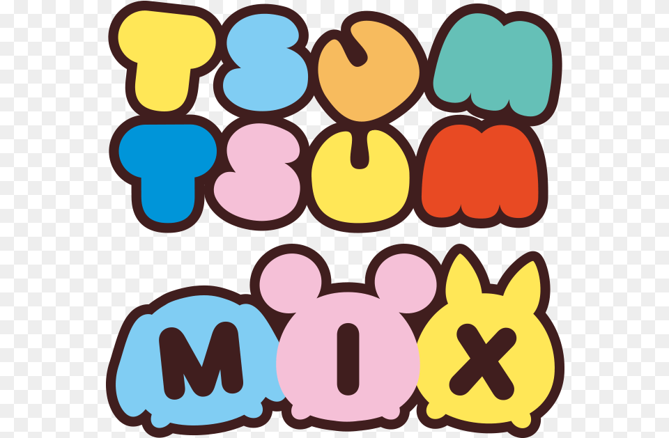 Tsum Logo Image With No Disney Tsum Tsum Logo, Food, Sweets, Text Free Transparent Png