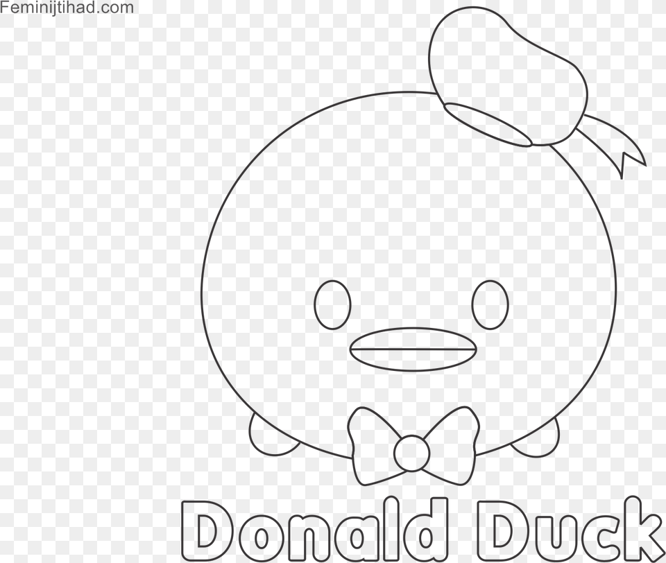 Tsum Tsum Coloring Pages Donald Hi Donald Tsum Tsum Coloring Pages Png Image