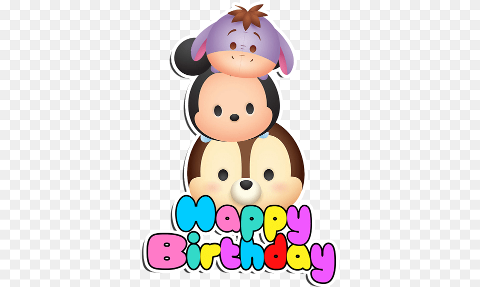 Tsum Tsum Happy Birthday Banner, People, Person, Nature, Outdoors Png