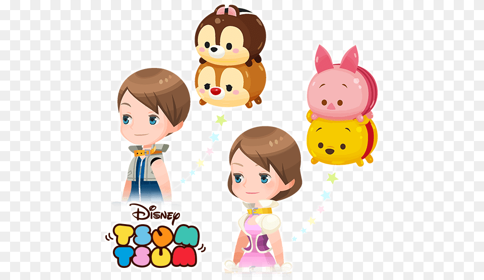 Tsum Tsumu0027s And Kingdom Hearts Cross Over For A Tsum Tsum Vector Free Download, Baby, Cream, Dessert, Person Png Image