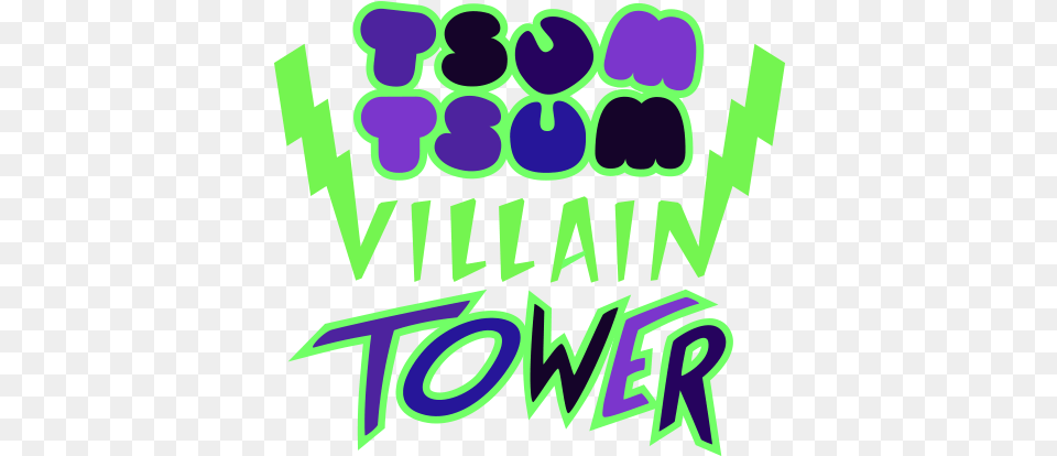 Tsum Villain Tower Dot, Purple, Green, Text, Dynamite Free Transparent Png