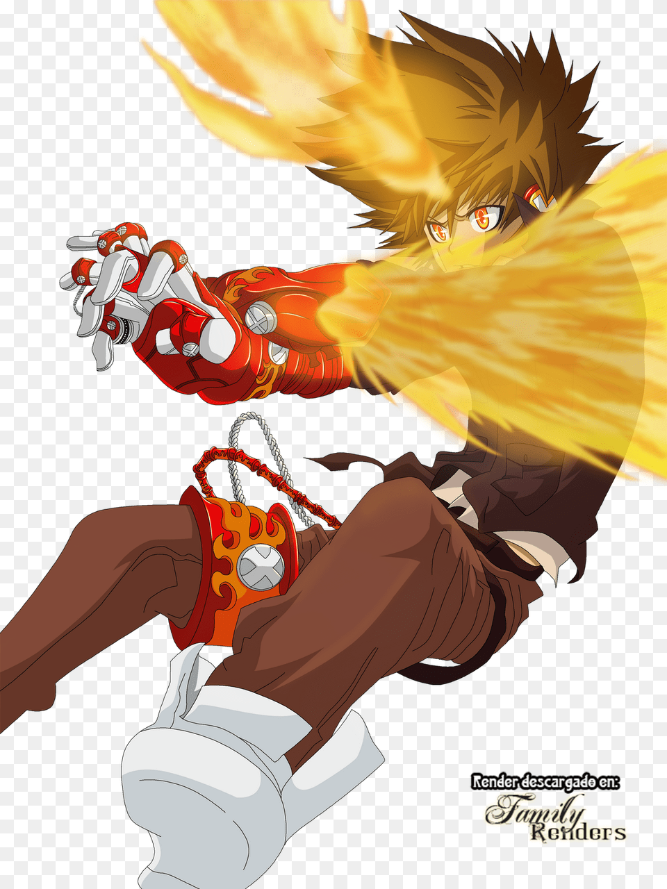 Tsuna Vongola Gear X, Book, Comics, Publication, Person Free Png