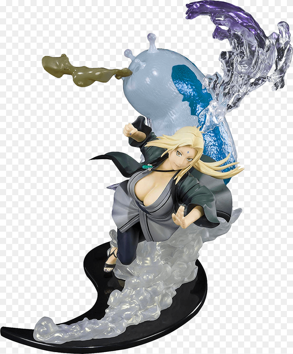 Tsunade Kizuna Relation Figuarts Zero 9 Statue Figurine Naruto, Person, Adult, Female, Woman Png Image