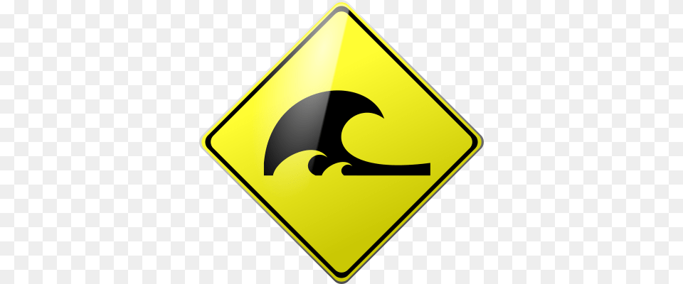 Tsunami Clip Art Free, Sign, Symbol, Road Sign Png Image