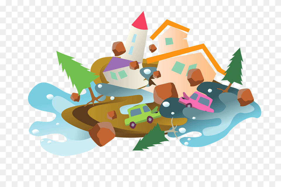 Tsunami Disaster Clipart, Art, Graphics, People, Person Free Png Download