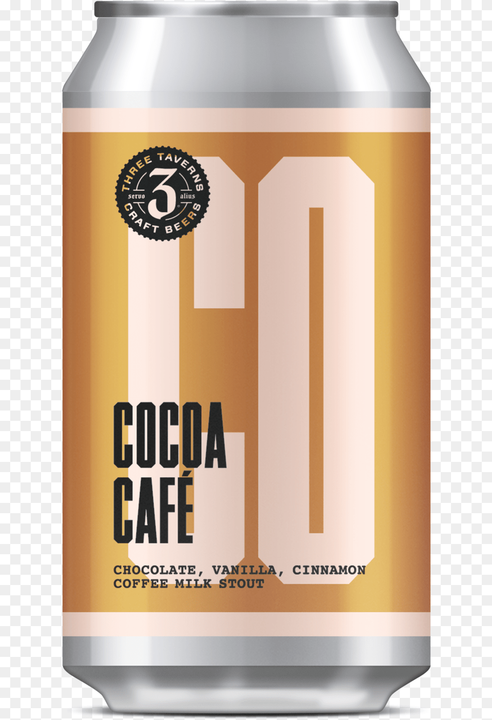Ttb 162 Cocoacafe Assets Mockup Three Taverns Cocoa Cafe, Alcohol, Beer, Beverage, Tin Free Transparent Png