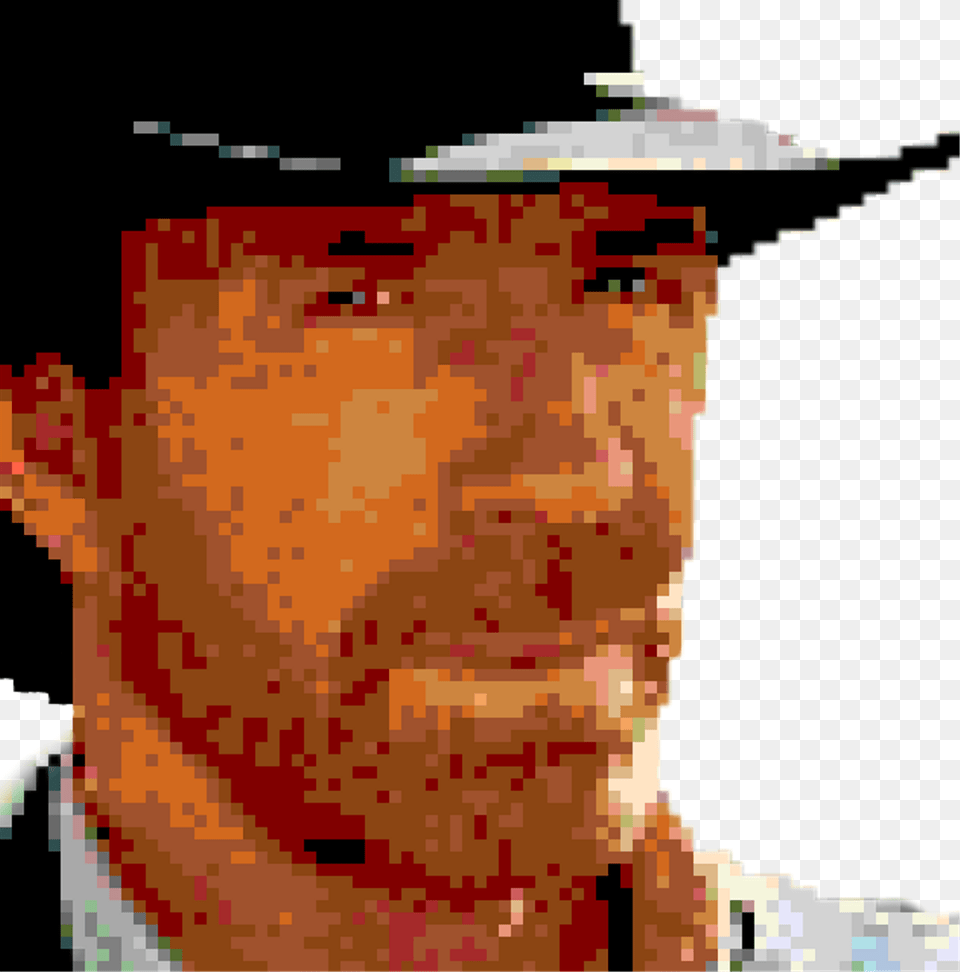 Ttkocistickers 8bit Pixel Chucknorris Chuck Paul Rodgers Chuck Norris, Person, People, Hat, Clothing Free Png Download