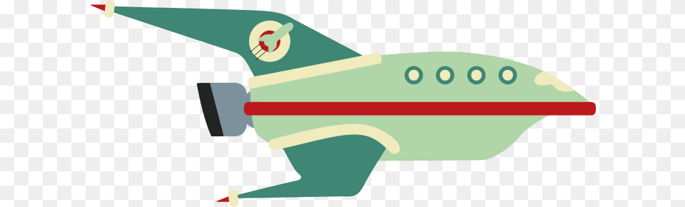 Ttulos De Crdito De Futurama Motion Graphics Futurama Ship, Aircraft, Transportation, Vehicle, Airliner Png