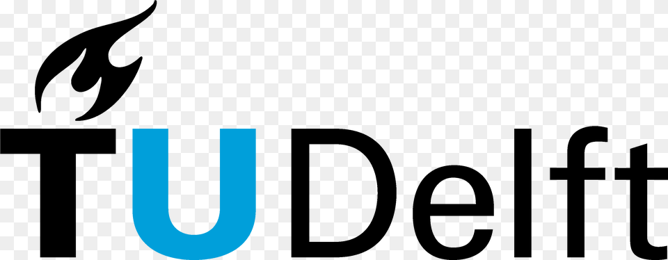 Tu Delft Logo Transparent, Text, Cutlery, Fork, Number Png Image