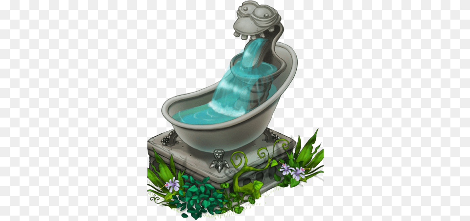 Tub Fountain Fountain, Bathing, Bathtub, Person, Sink Png Image