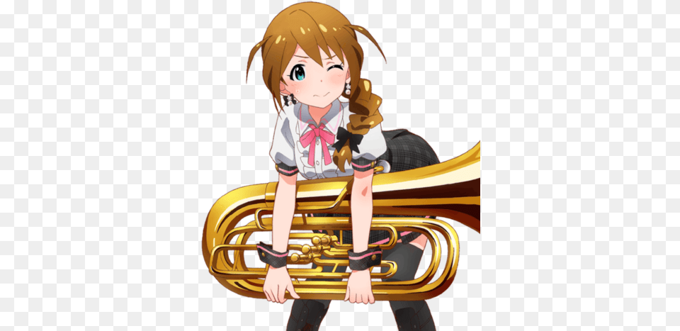 Tuba Big Sis Baba Konomi, Brass Section, Horn, Musical Instrument, Baby Free Png Download