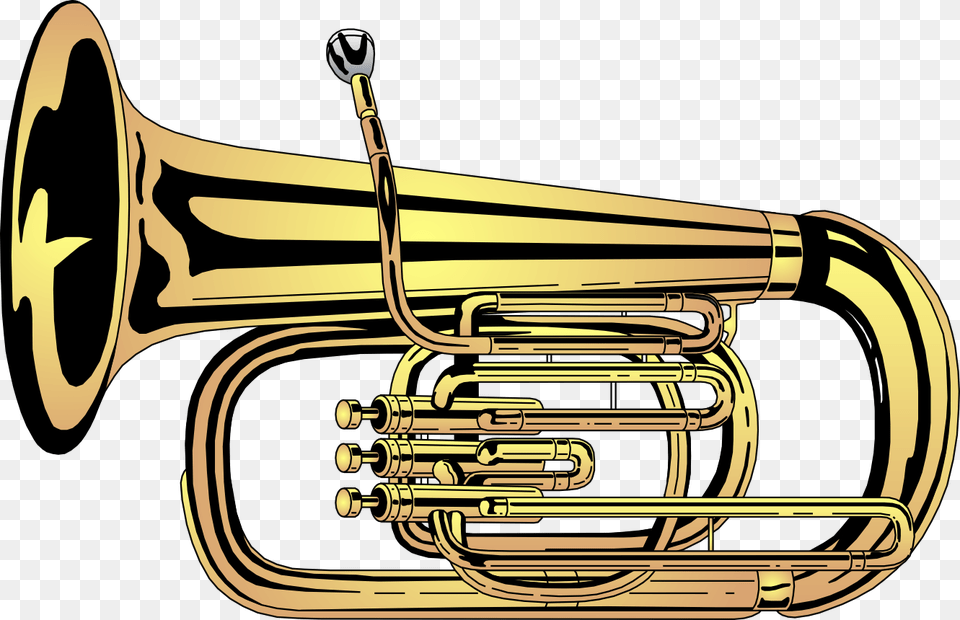 Tuba Clip Art, Brass Section, Horn, Musical Instrument, Machine Free Png Download