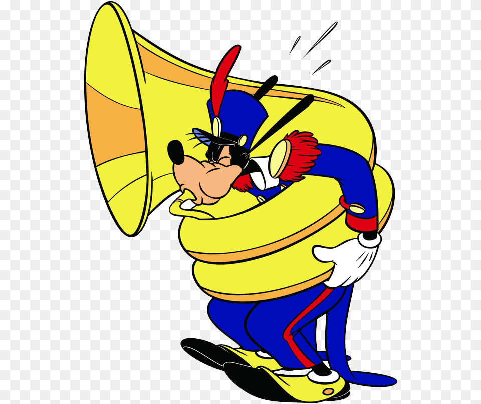 Tuba Goofy Music Clipart Tuba Player Clipart, Cartoon, Baby, Person Free Png