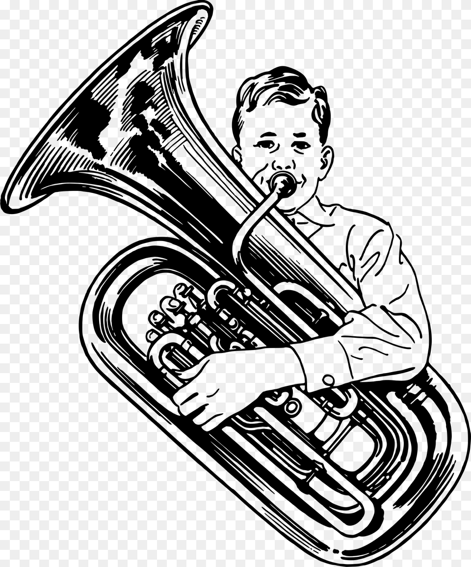 Tuba Icons, Gray Free Png Download