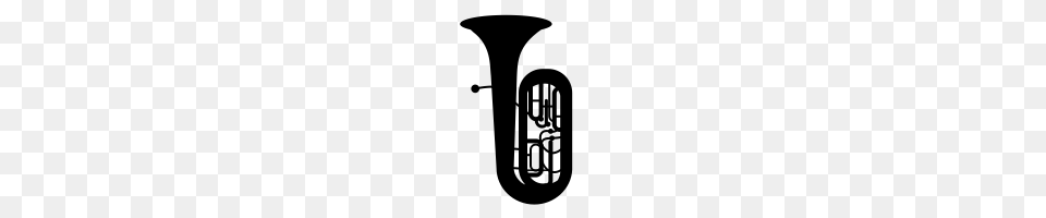 Tuba Icons Noun Project, Gray Png Image