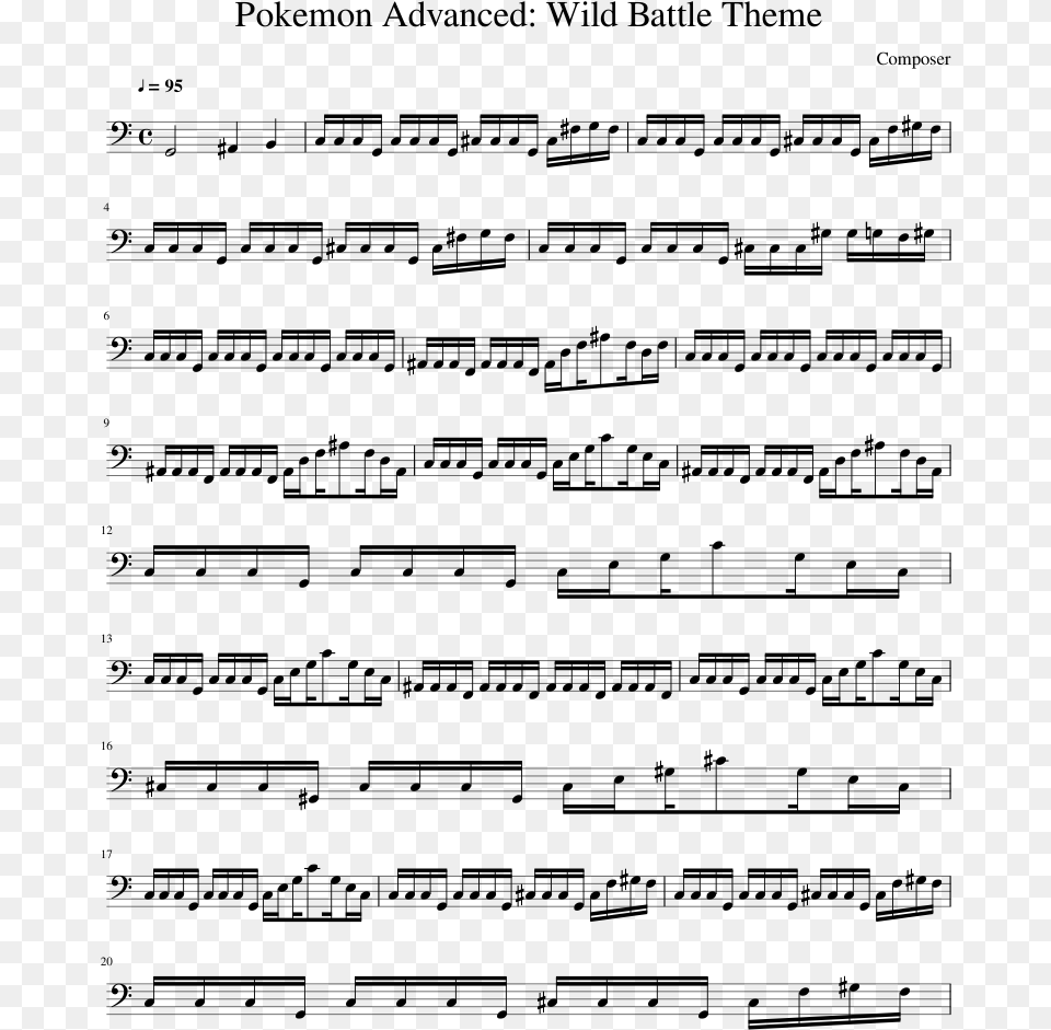 Tuba Meme Sheet Music, Gray Free Transparent Png