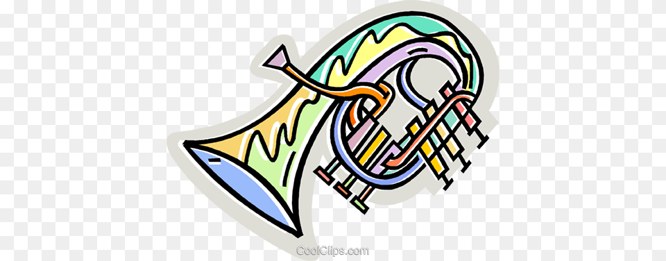 Tuba Players Royalty Vector Clip Art Illustration, Musical Instrument, Brass Section, Horn, Dynamite Png