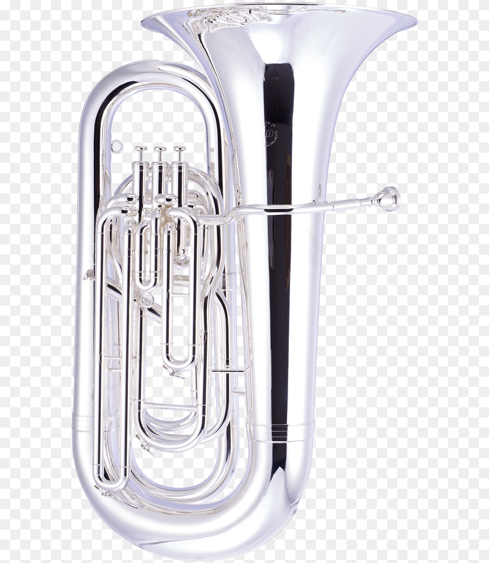 Tuba Silver Cutout Jp Tuba Bbb 4 Valve Compensated Silver, Brass Section, Horn, Musical Instrument, Car Free Png Download