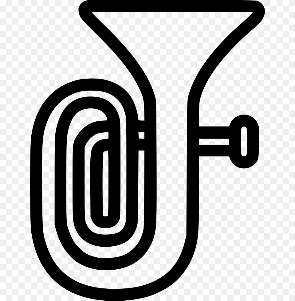 Tuba Tuba Svg, Brass Section, Horn, Musical Instrument, Smoke Pipe Free Png