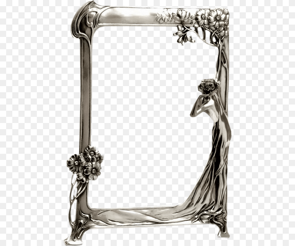 Tube Cadre Mtallique Picture Frame, Bronze, Mirror, Sink, Sink Faucet Free Png