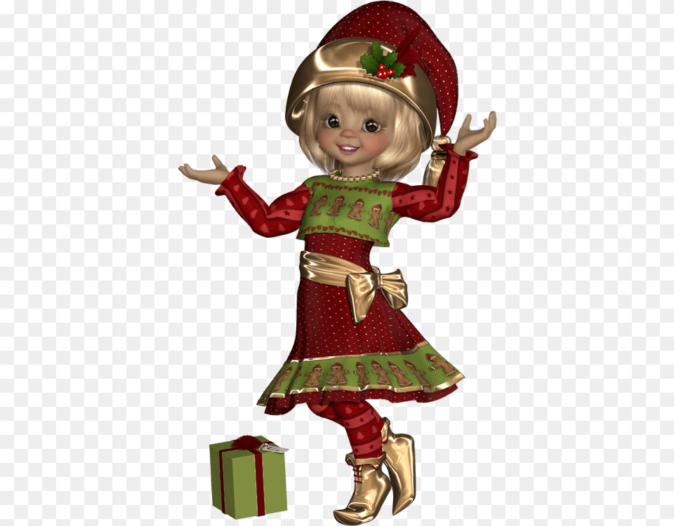 Tube Cookie Hiver Nol Christmas Poser, Baby, Doll, Person, Toy Free Png