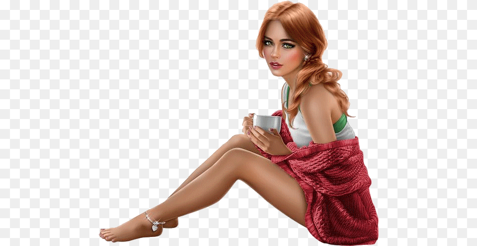 Tube Femme 3d Sitting, Woman, Person, Female, Dress Free Png