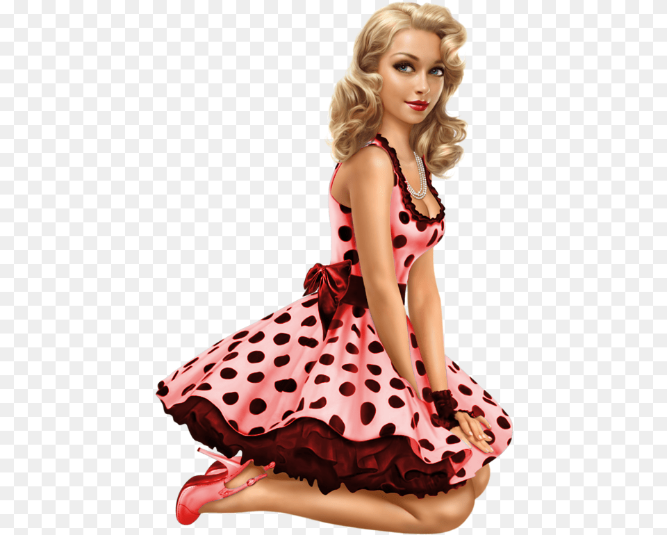 Tube Fille 3d Pinup Tubes Filles 3d Babs Babs Clipart, Figurine, Clothing, Dress, Person Free Png