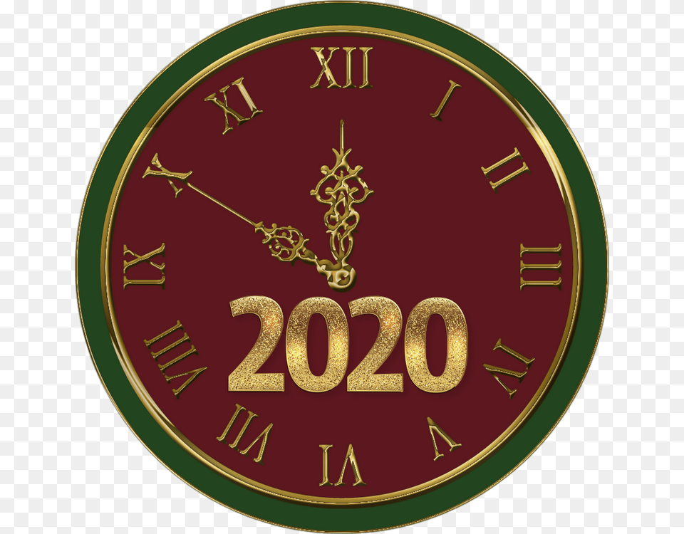Tube Horloge Pendule 2020 Wall Clock, Analog Clock, Wall Clock Free Png Download