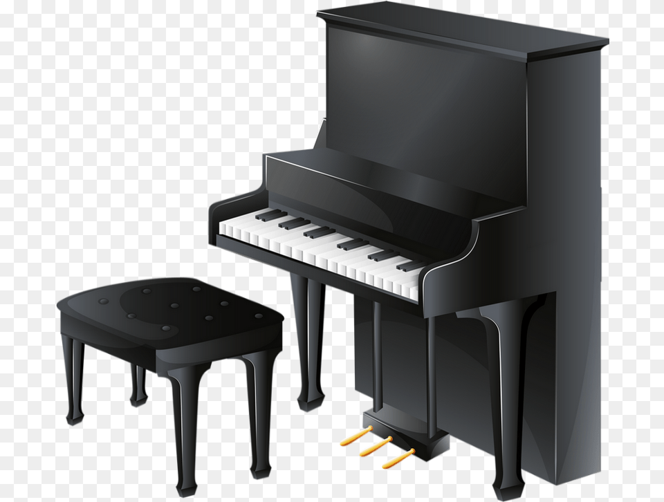 Tube Instrument De Musique Piano Music Clipart Piano, Grand Piano, Keyboard, Musical Instrument Free Png Download