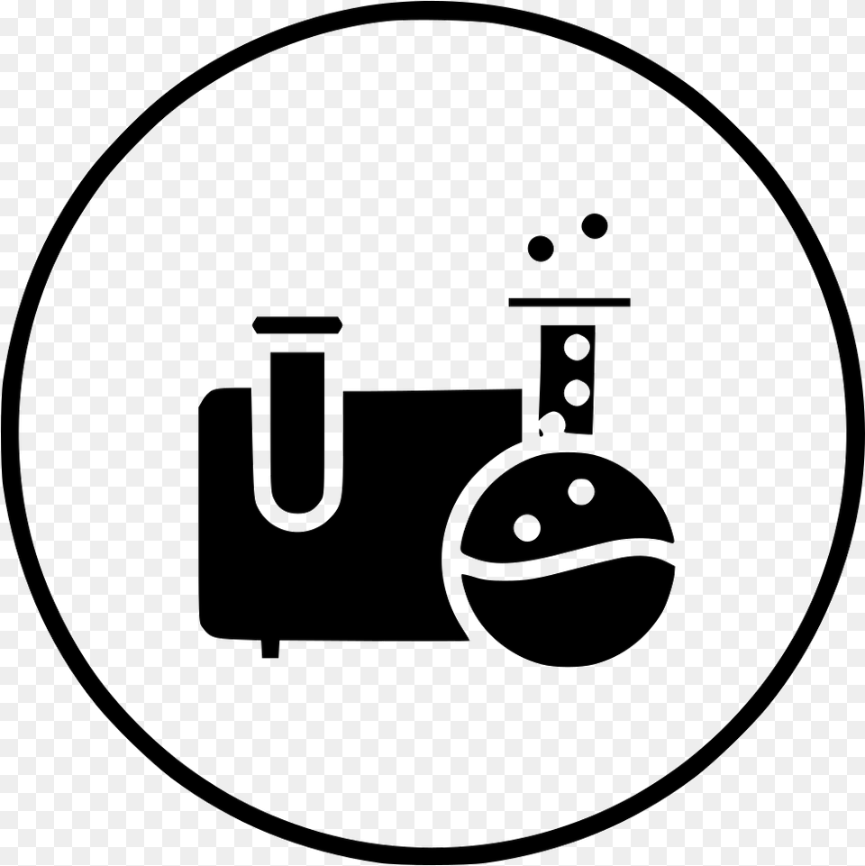Tube Lab Science Reserch Test Beaker Technology Comments Black Smart City Icon, Stencil, Ammunition, Grenade, Weapon Png