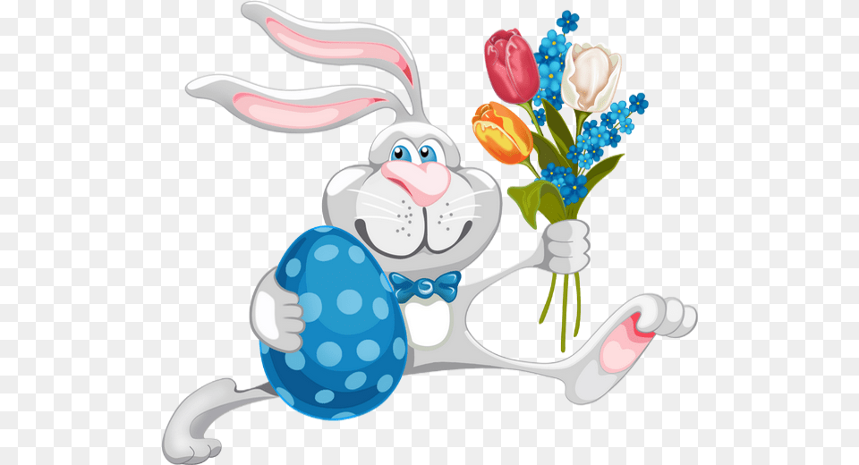 Tube Lapin De Pques Oeuf Fleurs, Flower, Plant, Art, Toy Free Transparent Png