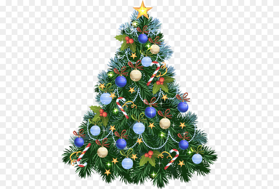 Tube Sapin De Nol Christmas Tree Images, Chandelier, Lamp, Christmas Decorations, Festival Free Png Download