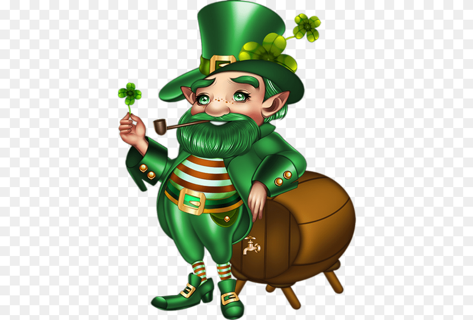 Tube St Patrick Lutin Irish Leprechaun March, Elf, Green, Baby, Person Free Png