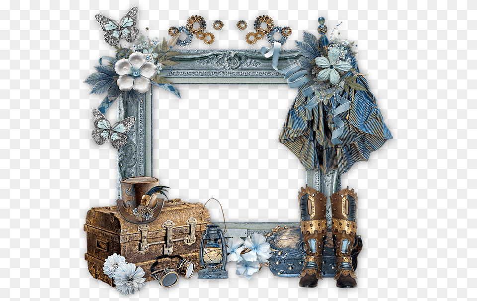 Tube Steampunk Steam Punk Picture Frame Png Image