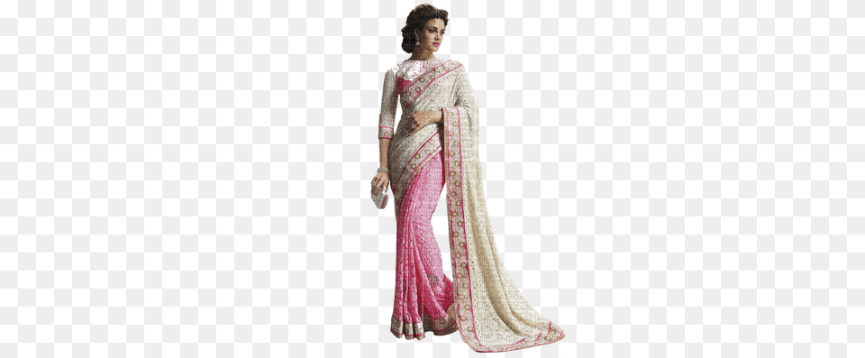 Tube Wedding Sari, Clothing, Adult, Bride, Female Free Transparent Png