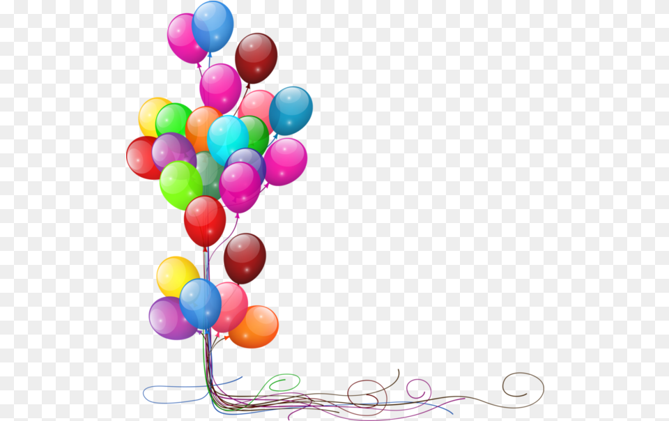Tubes Ballons En Heidinala Happy Birthday Balloons And Streamers, Balloon Free Png