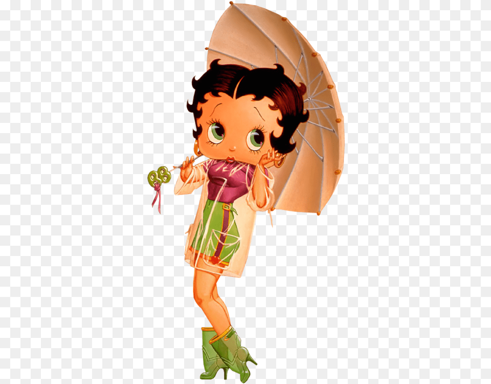 Tubes Betty Boop Betty Boop Rain Gif, Baby, Person, Face, Head Png Image