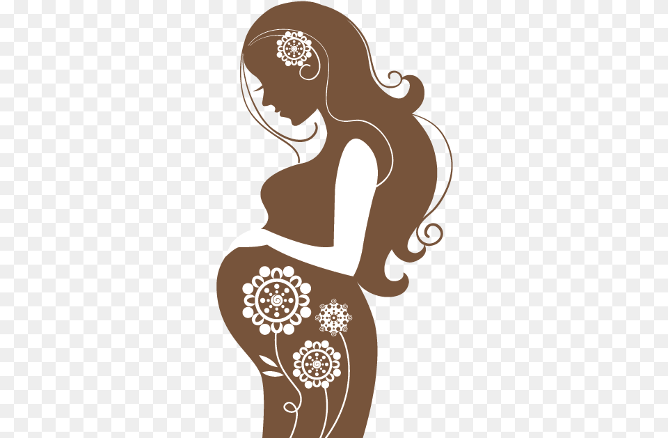 Tubes Femmes Avec Enfants Silueta De Mujer Embarazada Pregnancy Silhouette Clip Art, Graphics, Wedding, Person, Adult Free Png Download