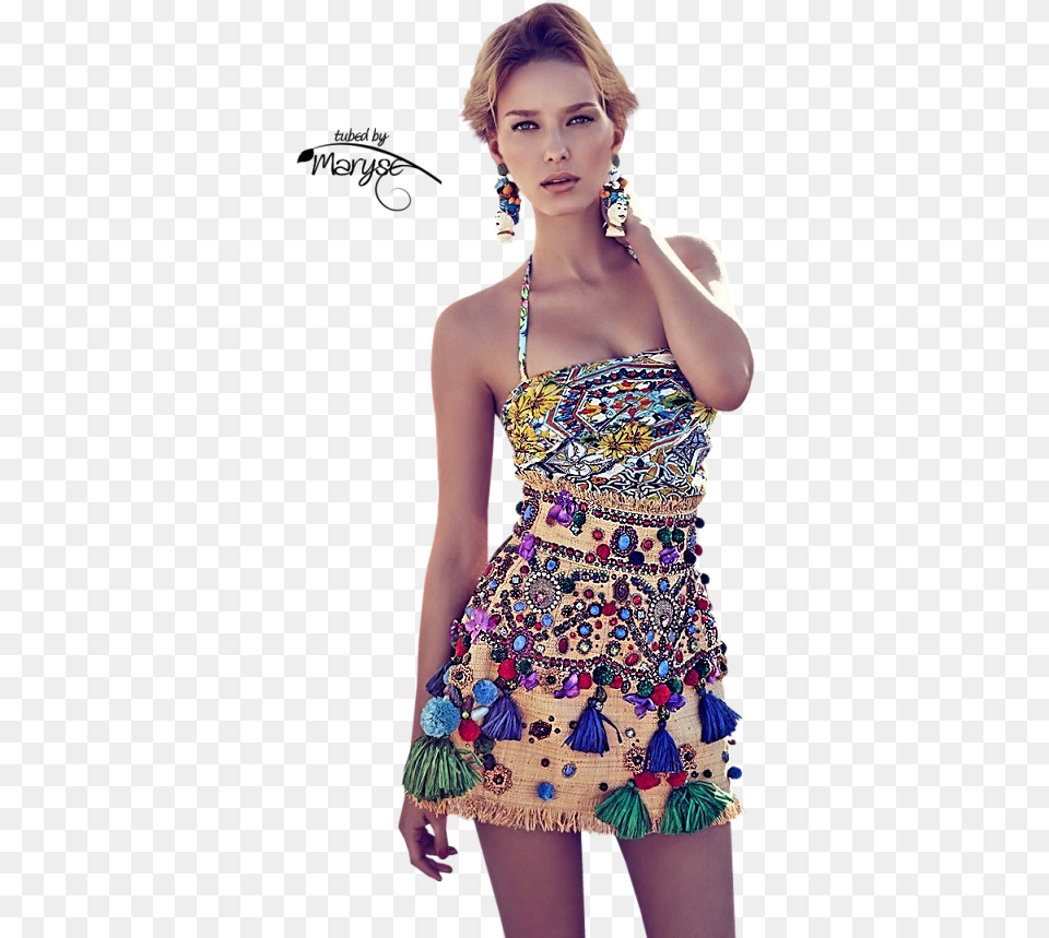 Tubes Femmes Boho Dolce Gabbana, Accessories, Person, Jewelry, Female Free Png Download