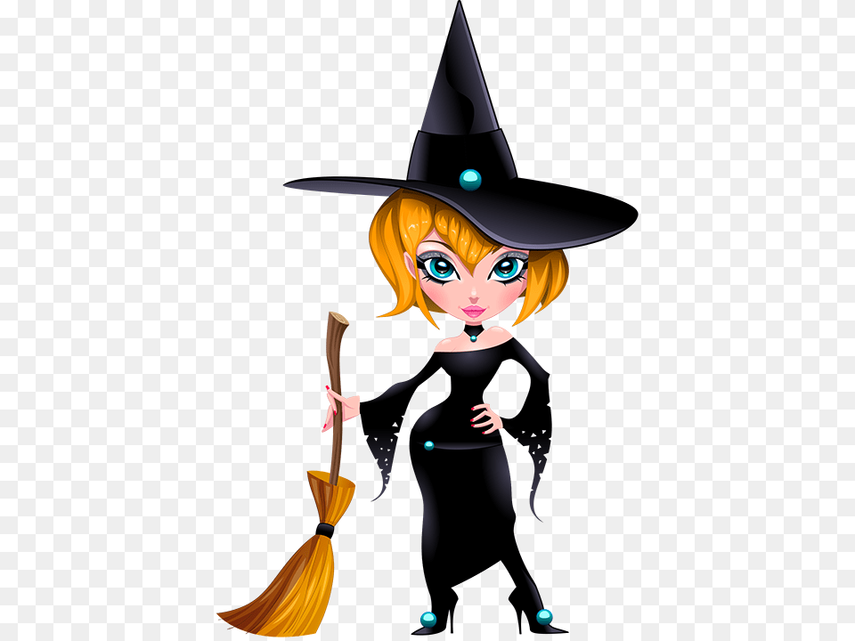 Tubes Halloween Halloween Witches And Happy Halloween, Book, Comics, Publication, Baby Free Png