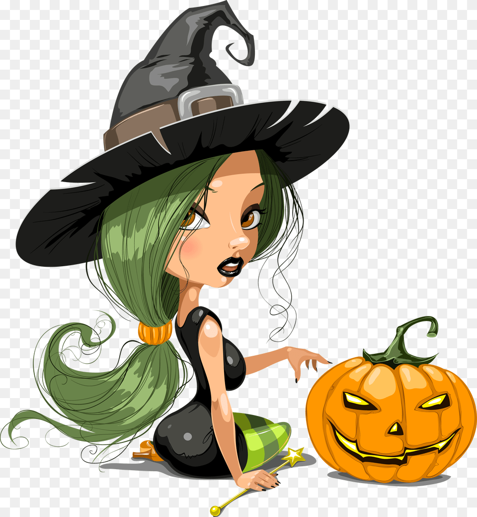 Tubes Hallowen Pretty Witch, Adult, Female, Person, Woman Png Image