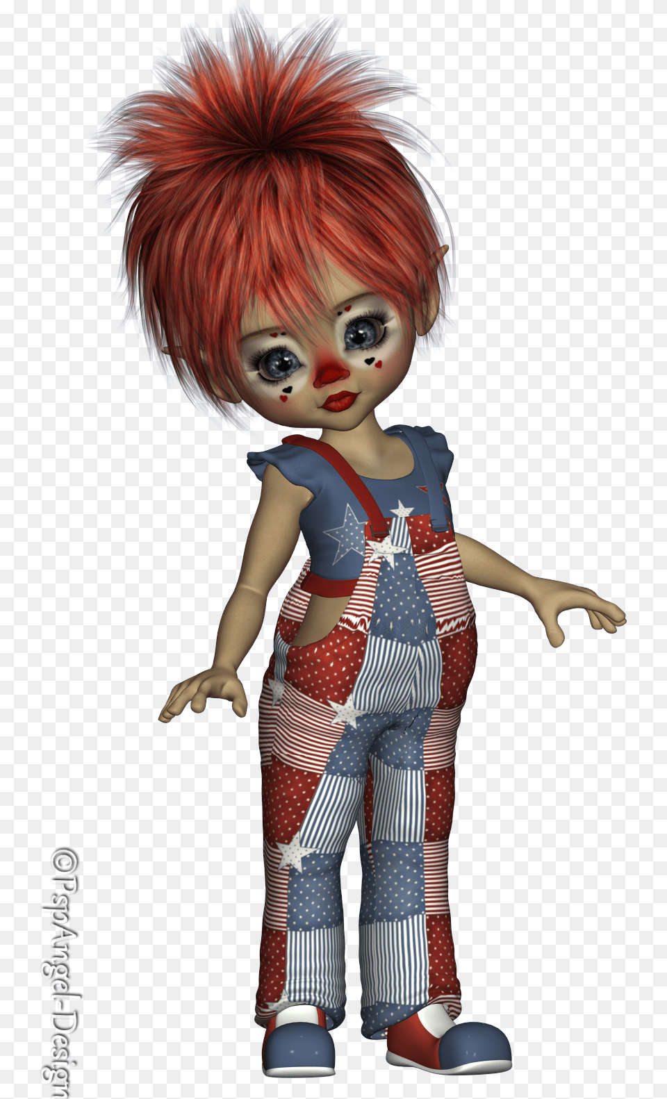 Tubes Kiki Clown Clown Tubes, Doll, Toy, Face, Head Png Image