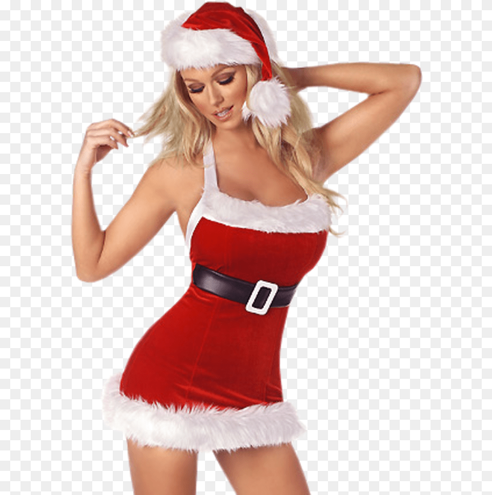 Tubes Meres Noel Santa Sexy, Clothing, Costume, Person, Adult Png
