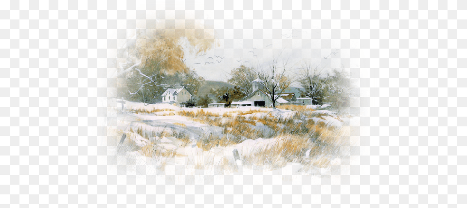 Tubes Paysages Hiver Winter, Art, Painting, Nature, Outdoors Free Transparent Png