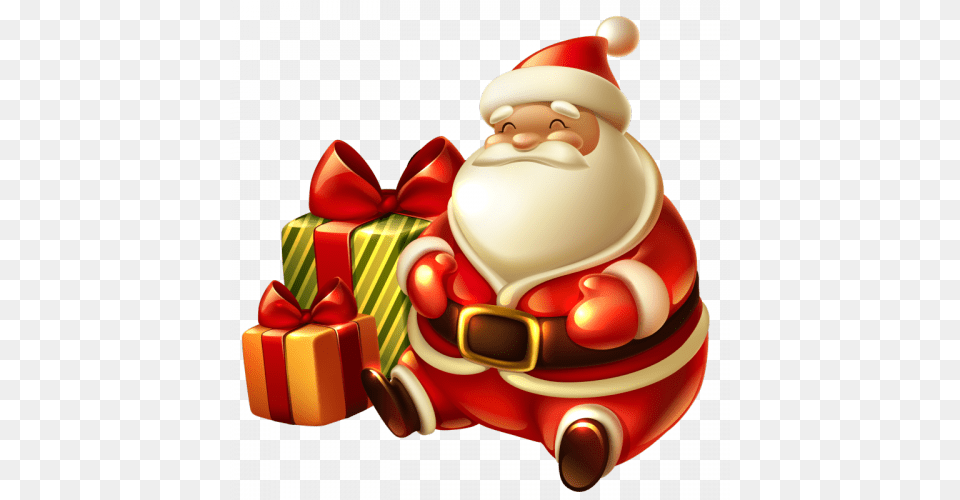 Tubes Pere Noel Pngpour Vos Creasprenez Soin De Iphone 7 Christmas Case Slim Shockproof Santa Claus, Elf, Food, Sweets, Birthday Cake Free Png